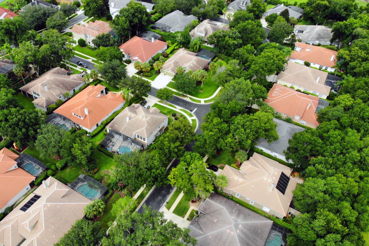 skyview of LAKE MARY